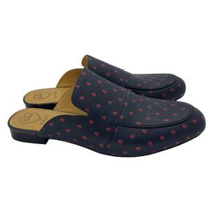 G/Fore Leather Killer T’s Skull Mules Twilight Navy Loafers G4LS21F03 Size 9 US